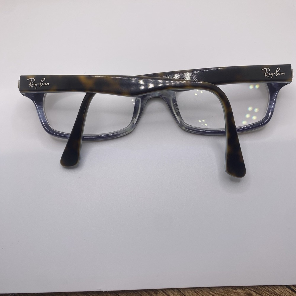 Ray-Ban Eyeglasses Women FRAMES ONLY RB 5150 50-19-135 Brown Tortoise Blue 485 - Picture 10 of 16